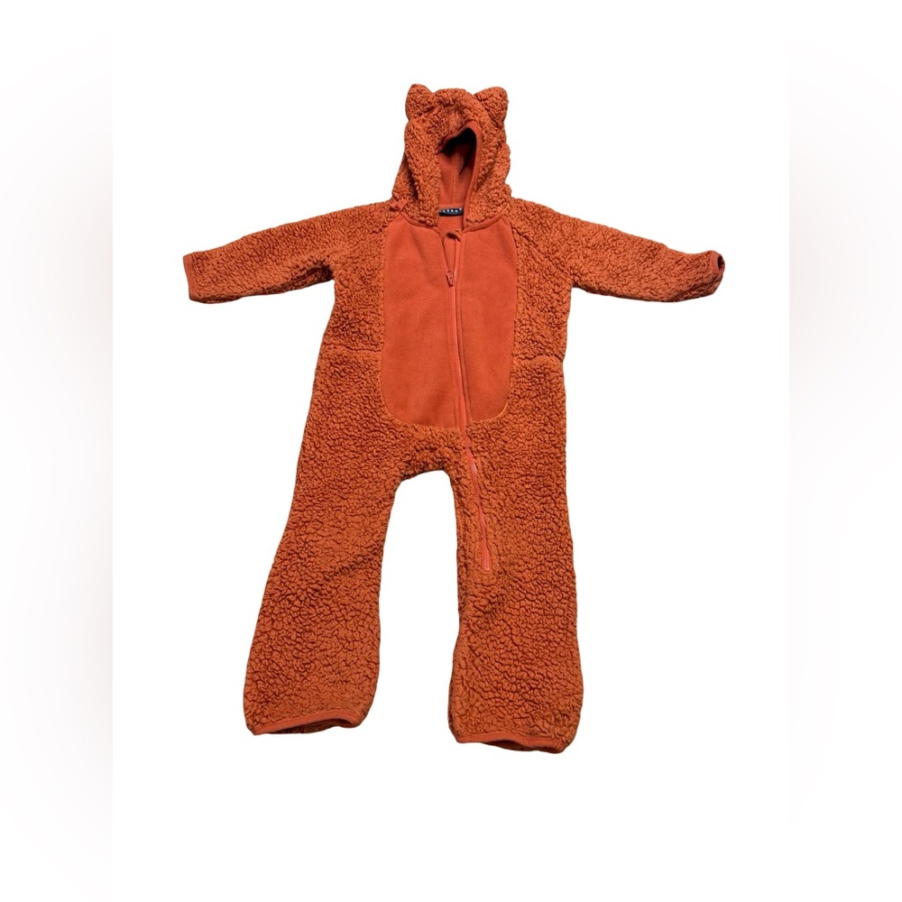 🧸 Iceberg Outerwear Teddy‎ Bear Fleece Bunting Suit Infant 18M Hooded 🧸